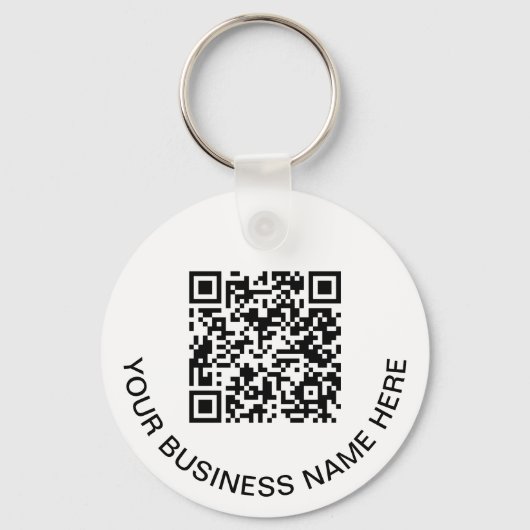 Porte-clés Code QR moderne promu (Recto)