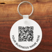 Porte-clés Code QR moderne promu (Recto)