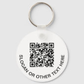 Porte-clés Code QR moderne promu (Verso)
