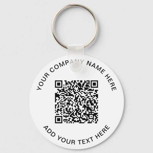 Porte-clés Code QR moderne promu (Recto)