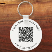 Porte-clés Code QR moderne promu (Recto)