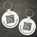 Porte-clés Code QR moderne promu<br><div class="desc">Porte - clé promotionnel simple et moderne pour votre entreprise ou organisation,  Ajoutez votre code ou logo QR et deux lignes de texte customisé,  comme le nom de votre entreprise,  le slogan,  merci,  etc.</div>