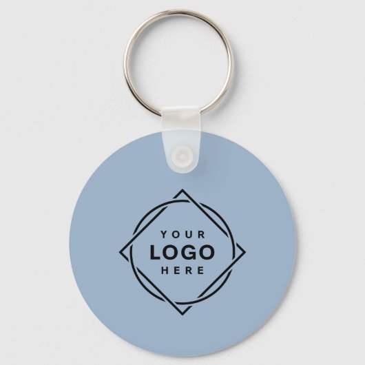 Porte-clés Code QR noir élégant et élégant (Recto)