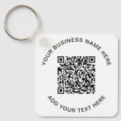 Porte-clés Code QR ou logo promotionnel (Recto)