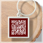 Porte-clés Code QR personnalisable Porte - clé Bourgogne