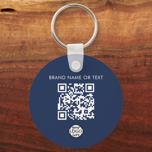 Porte-clés Code QR personnalisé (Verso)