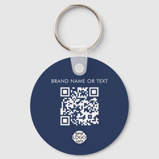 Porte-clés Code QR personnalisé (Verso)