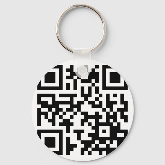 Porte-clés Code QR personnalisé (Recto)