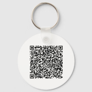Porte-clés Code QR personnalisé et logo de marque professionn
