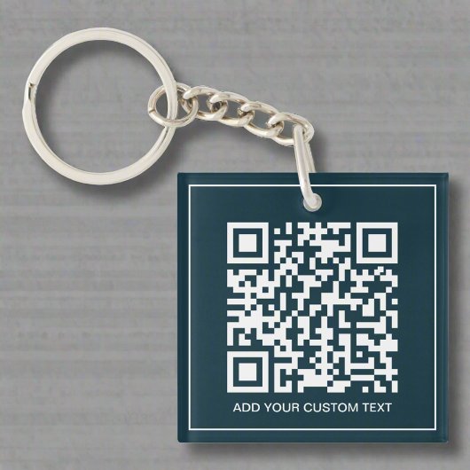Porte-clés Code QR personnalisé Marque commerciale Marine ble