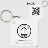 Porte-clés Code QR Promo du logo professionnel