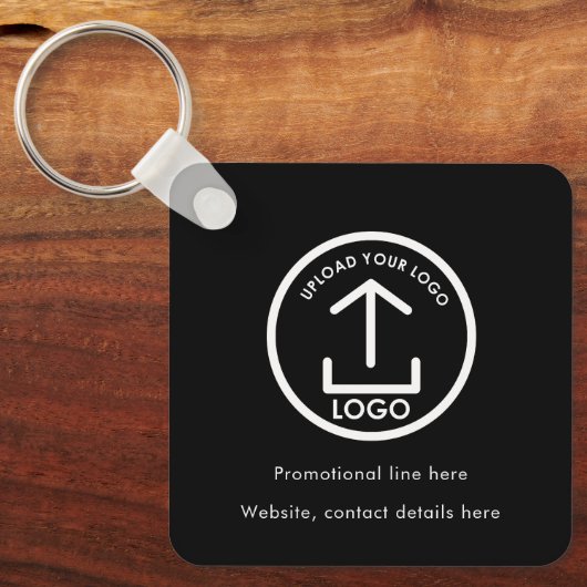 Porte-clés Code QR Promo du logo professionnel (Recto)