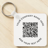 Porte-clés Code QR promotionnel moderne
