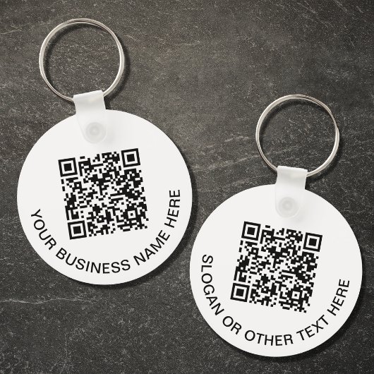 Porte-clés Code QR Promotionnel Moderne