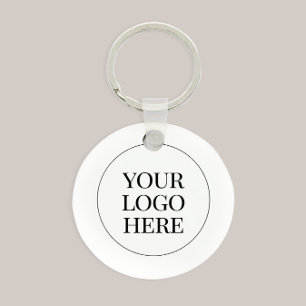 Porte-clés Code QR scannable minimaliste classique pour les e