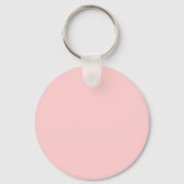 Porte-clés Code QR simple pour baby shower avec nom et texte (Verso)