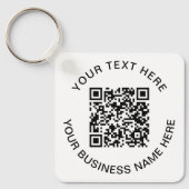 Porte-clés Code QR simple promotionnel (Recto)