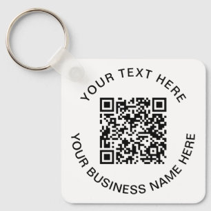 Porte-clés Code QR simple promotionnel