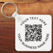 Porte-clés Code QR simple promotionnel (Recto)