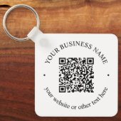 Porte-clés Code QR téléchargé Plus Texte circulaire modifiabl (Recto)