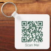 Porte-clés Code QR - Téléchargez votre propre code QR (Recto)