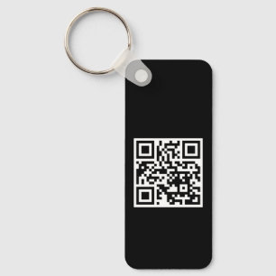 Porte-clés Code QR uniquement Porte - clé de rectangle long m