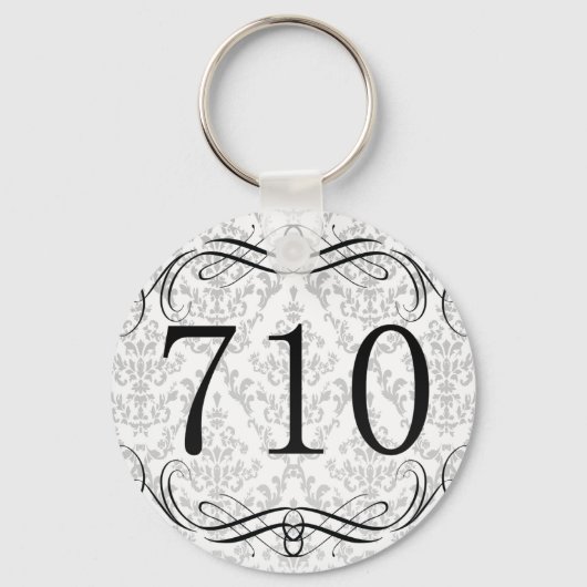 Porte-clés Code régional 710 (Recto)