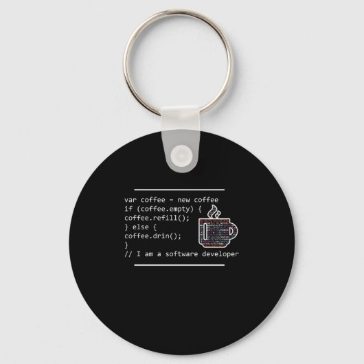 Porte-clés Coder Developer Venin (Recto)