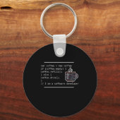 Porte-clés Coder Developer Venin (Recto)