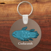 Porte-clés Coelacanth - Les fossiles vivants (Recto)