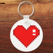 Porte-clés Coeur 8 bits (Recto)