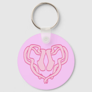 Porte-clés Coeur à chlipper de ballet