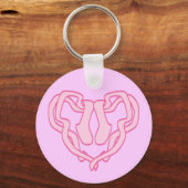 Porte-clés Coeur à chlipper de ballet (Recto)
