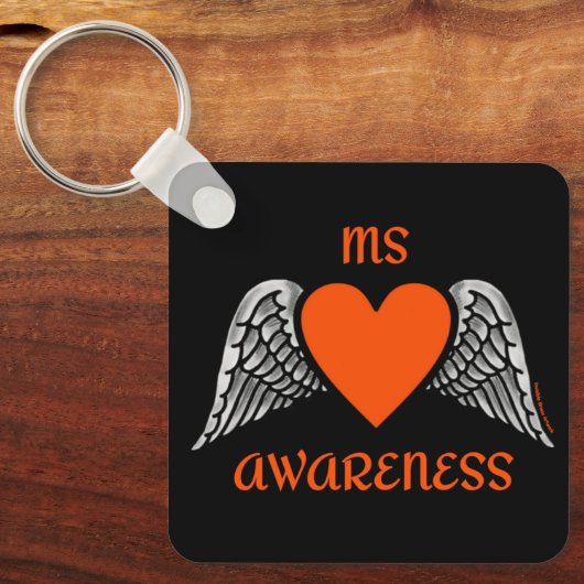 Porte-clés Coeur/ailes...MS (Recto)