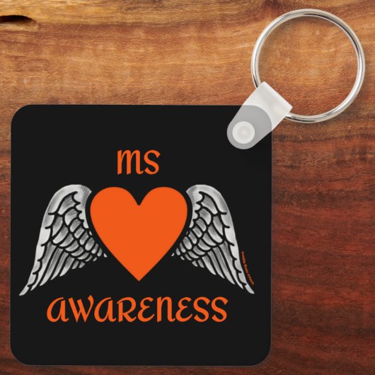 Porte-clés Coeur/ailes...MS (Verso)