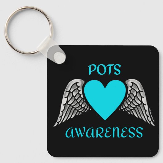 Porte-clés Coeur/ailes...POTS (Recto)