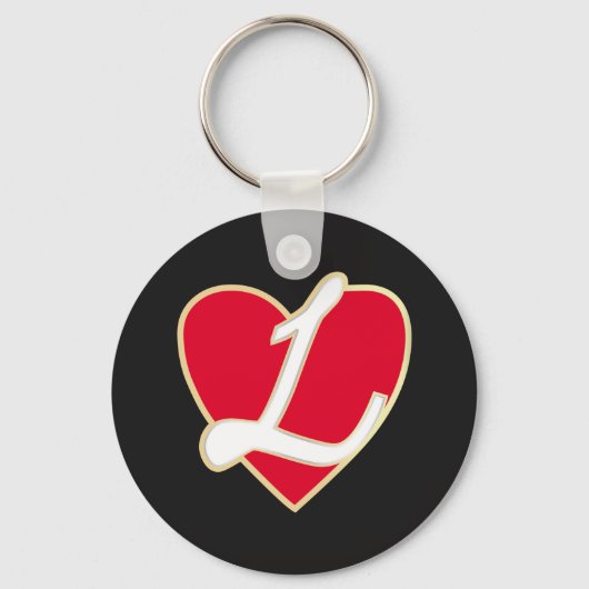 Porte-clés Coeur amoureux (Recto)