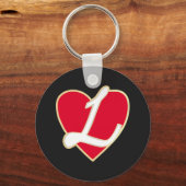 Porte-clés Coeur amoureux (Recto)