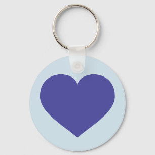 Porte-clés Coeur bleu