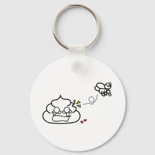 Porte-clés Coeur brisé Poop - Brootsch le PooPoo