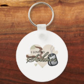 Porte-clés Coeur Camouflage (Recto)