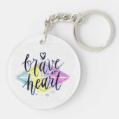 Porte-clés Coeur courageux (Dos)
