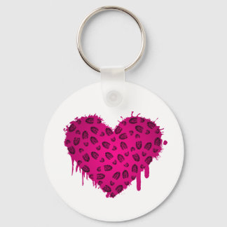 Porte-clés coeur d'amorce