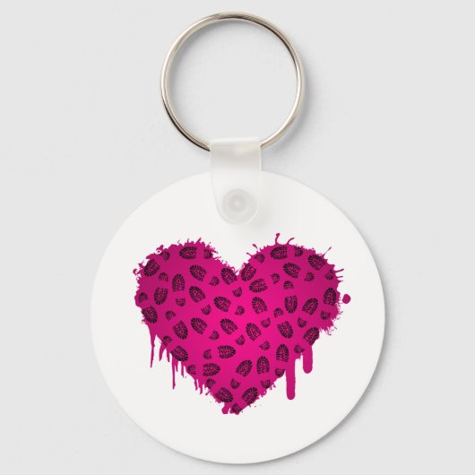 Porte-clés coeur d'amorce (Recto)