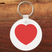 Porte-clés Coeur d'amour (Recto)