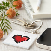 Porte-clés Coeur d'amour (Devant Droit)