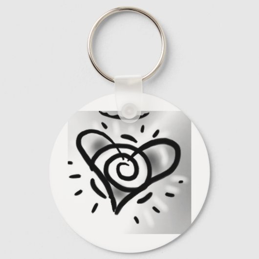 Porte-clés Coeur d'amour (Recto)