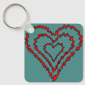 Porte-clés Coeur d'amour (Recto)