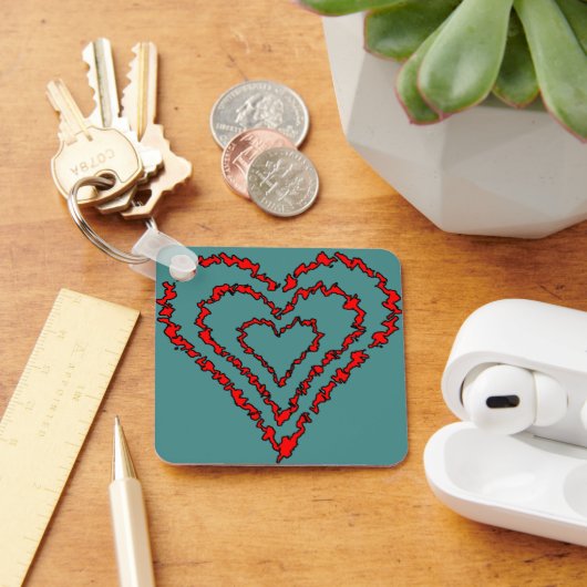 Porte-clés Coeur d'amour (Bureau)