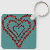Porte-clés Coeur d'amour (Dos)